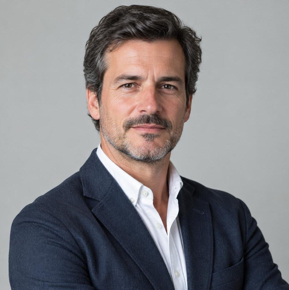 Portrait of a male editor in his 40s